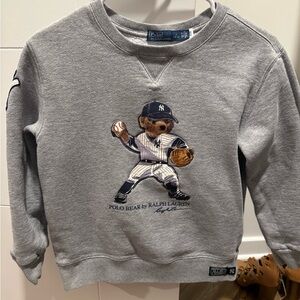 AUTHENTICATED AND RARE Polo Ralph Lauren Yankees Bear Pullover